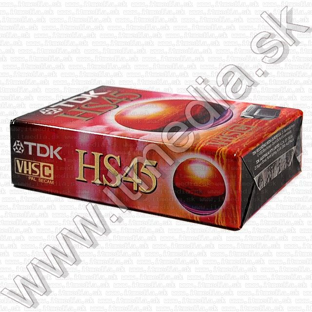 Image of TDK VHS-C casette HS45 (IT8324)